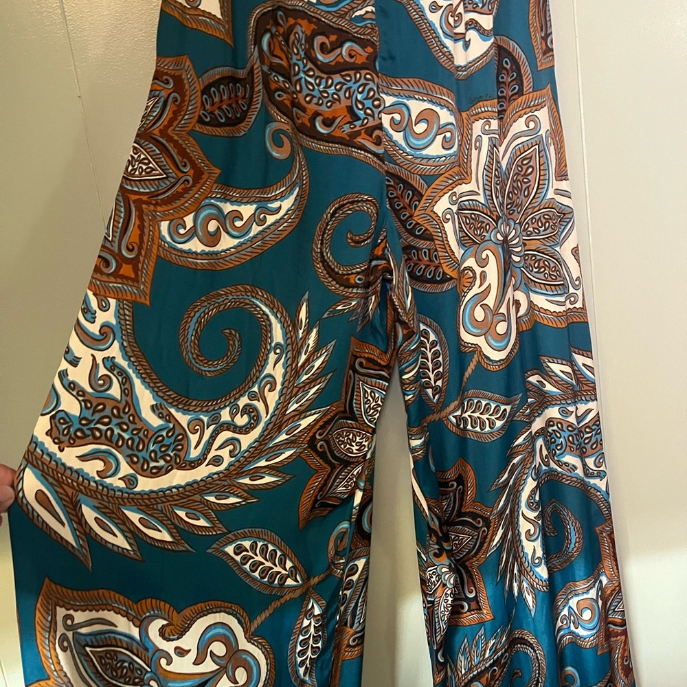 Farm Rio Paisley Wide-Leg Pants - Picture 5 of 7